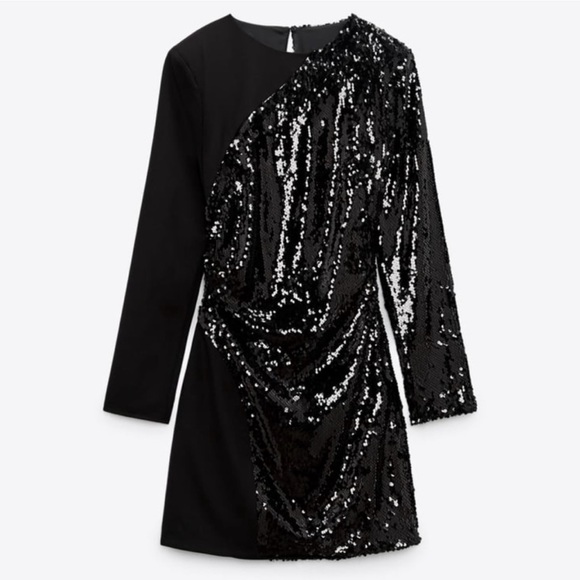 ZARA SEQUENCE MINI DRESS - S2521 - Picture 6 of 7